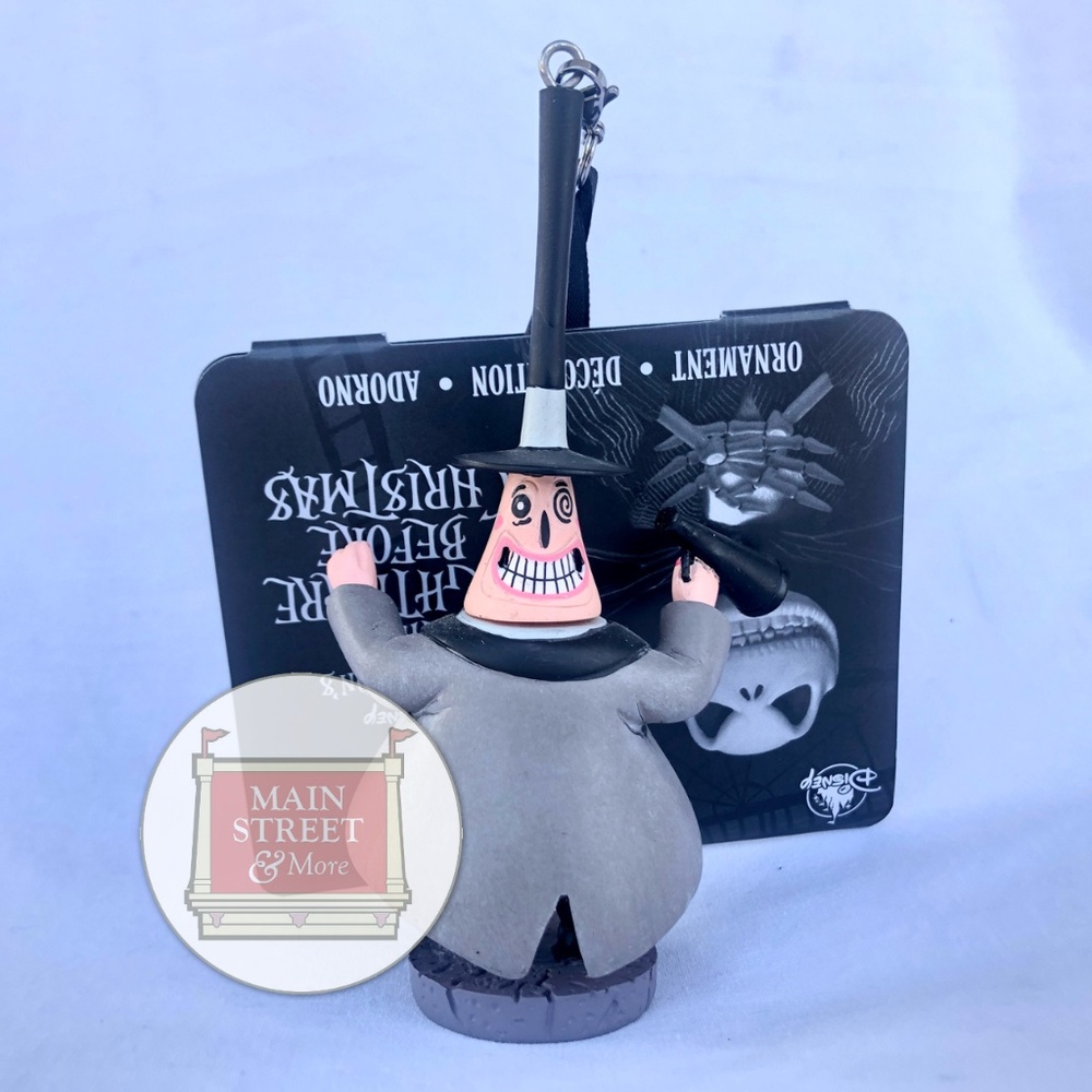 2024 Disney Parks Nightmare Before Christmas Mayor Spinning Head Ornament - NEW - Picture 4 of 4